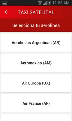 TAXI SATELITAL android App screenshot 1