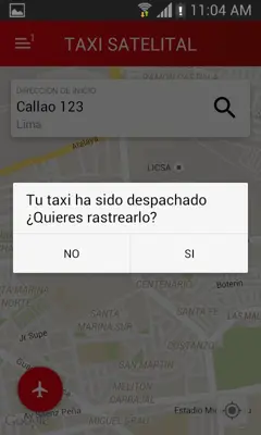 TAXI SATELITAL android App screenshot 3